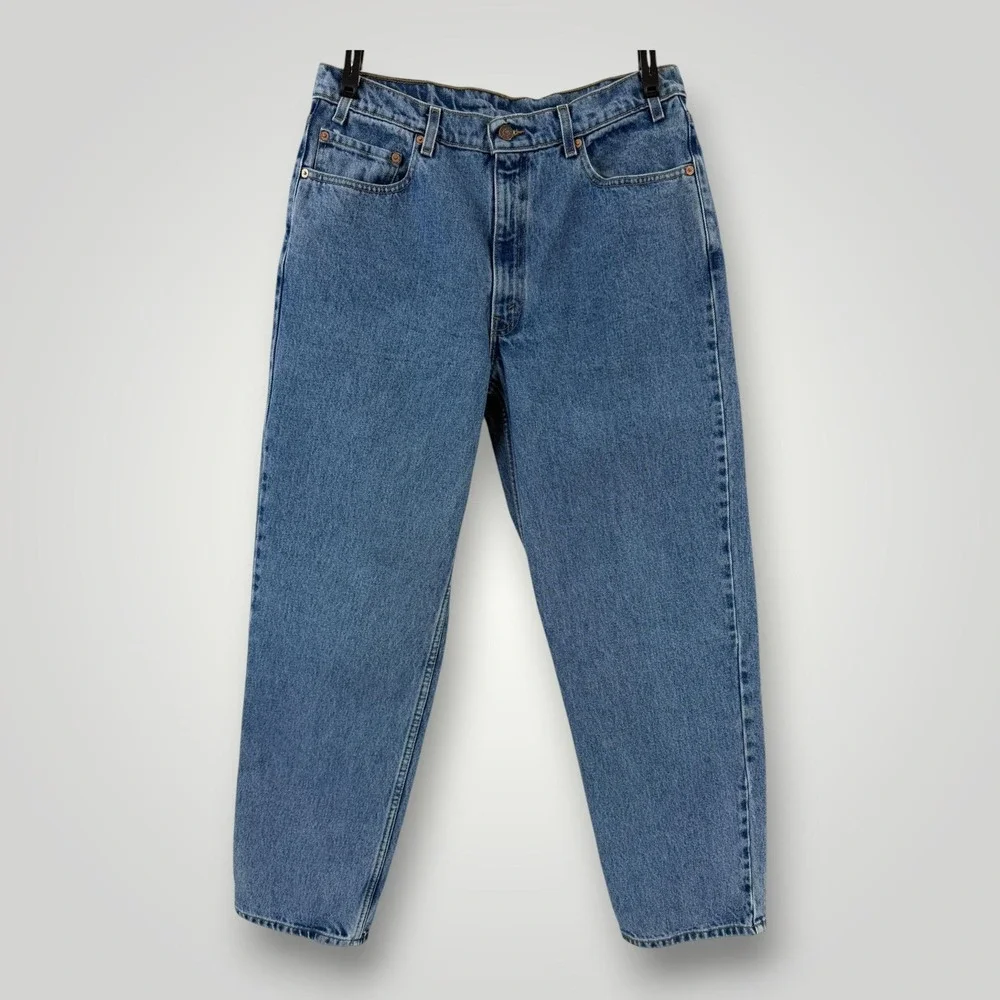 VTG Levis 550 Jeans Mens 36 Blue Relaxed Fit Tapered Denim 1998